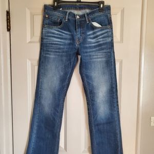 Mens Levi 527 31W 32L slim boot cut